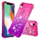 thumbnail image 1 of Funda para iPhone Xr Transparente con Brillos Carcasa Protectora Antigolpes con Glitter Brillante, 1 of 5