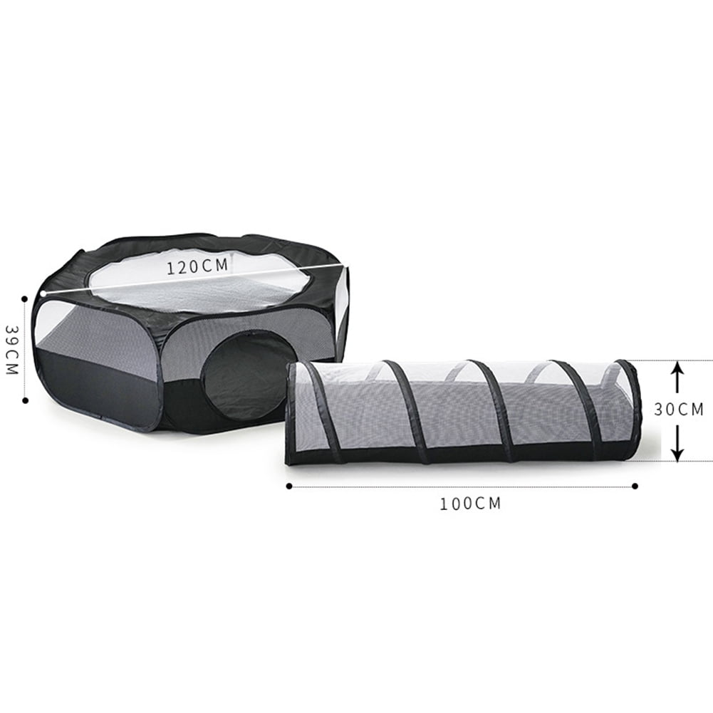 Outdoor Cat Enclosures, Portable Catio with Cat Tent,for Rabbits, Dogs and Feline Friends to Explore in Yard, Balcony, Camping