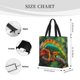 thumbnail image 3 of Fotbe Chameleon Bolsa Tote con Estampado para Mujer, Bolsos con Cremallera, Bolsa de Hombro Casual de Gran Capacidad con Bolsillos Internos, 3 of 7