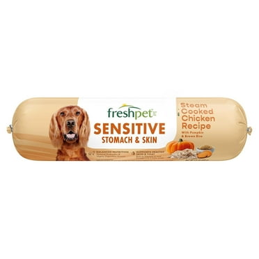 Freshpet Fresh Dog Food Slice & Serve Roll Sensitive Stomach & Skin Chicken Recipe 1.5 lb.