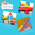 thumbnail image 3 of Costzon Inflatable Bounce House Kids Bouncy Castle w/Basketball Rim Ball Shooting Inflatable Jumping Slide Bouncer Including Carrying Bag 50 Ocean Balls Repairing Kit Stakes (without Air Blower), 3 of 5