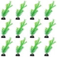 thumbnail image 1 of HEALEEP 12Pcs Fish Tank Artificial Plants Green Realistic Shape for Aquarium Décor Plastic Plants, 1 of 4