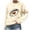 ZA-Beige-frostluinai camisetas, variant on Frostluinai Football Sweatshirts for Women Game Day Long Sleeve Pullover Tops Round Neck Love Graphic Sweat Shirts Casual Sweaters