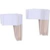 Triturador De Alimentos Triturador De Alimentos Blank Toothpick Flags White Flags Labeling Marking Decoration 100pcs Cocktail Sticks Picks Dinner Flags White Tags Kids Race Car