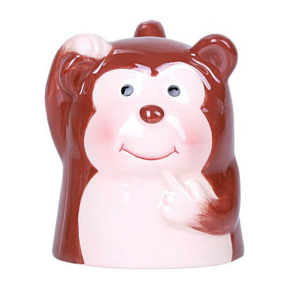Pacific Giftware Topsy Turvy Monkey Expresso Mug Adorable Mug Upside Down Home Office Decor