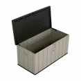 thumbnail image 5 of Lifetime 60254 Coffre de Terrasse de Rangement pour la Maison et l'Extérieur, Robuste et Résistant, 150 Gallons, Beige, 5 of 5