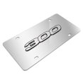 thumbnail image 3 of Chrysler 300 3D Logo Mirror Chrome Stainless Steel License Plate, 3 of 5
