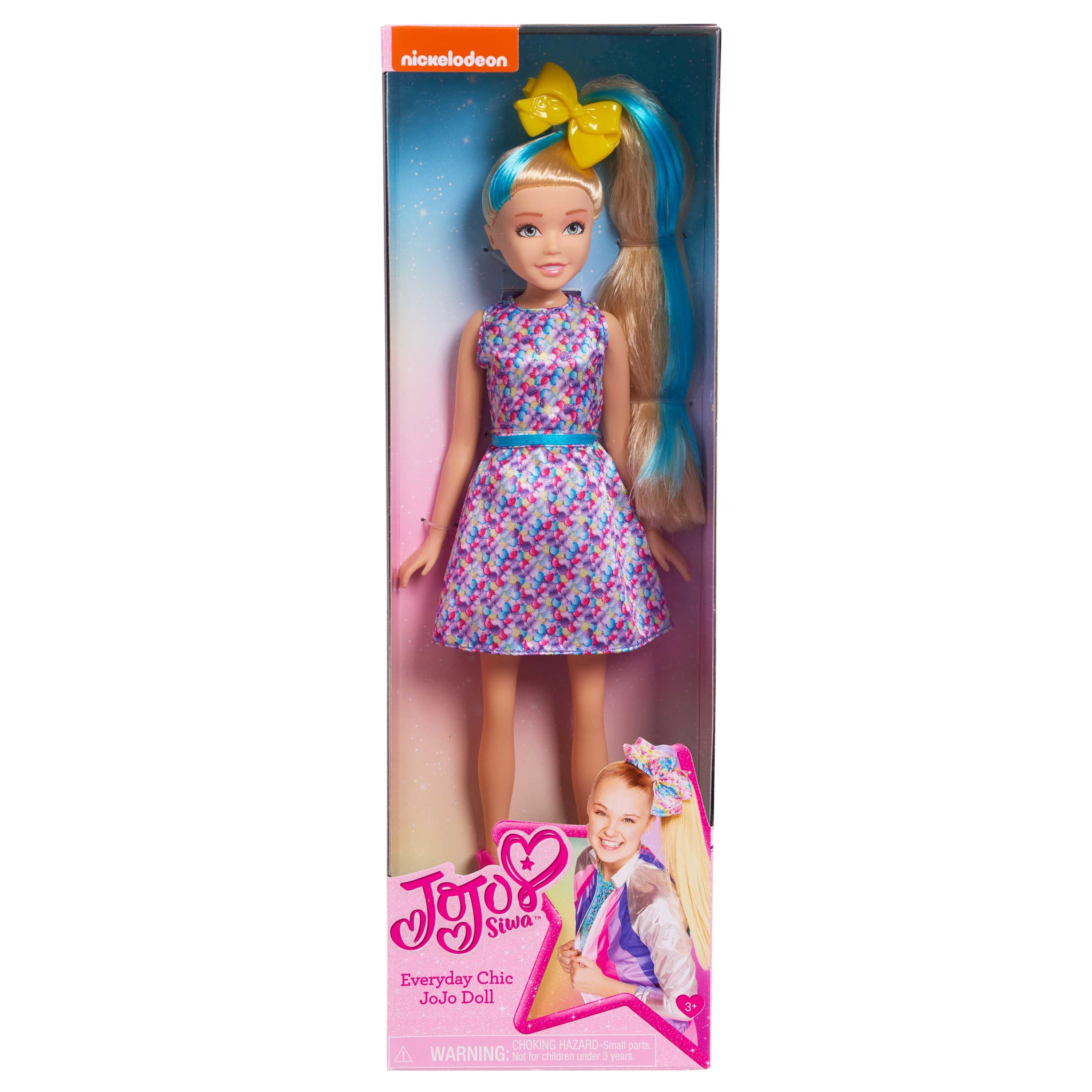 JoJo Siwa 10" Fashion Doll, Everyday Chic JoJo Doll, Kids Toys for Ages