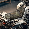 thumbnail image 3 of XYZCANDO Gray Camo Hunting ATV Waterproof Seat Cover Comfort Removable Motorcycle Protection Accessories Elastic Fabric for Polaris Sportsman Polaris Scrambler Honda Rancher, 3 of 7