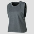 thumbnail image 1 of Amdohai Women Workout Tank-Tops Mesh Quick Dry Stretch Loose Running Exercise Gym Yoga Tops Athletic Shirts, 1 of 7