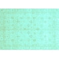 thumbnail image 1 of Ahgly Company Indoor Rectangle Oriental Light Blue Traditional Area Rugs, 8' x 12', 1 of 4