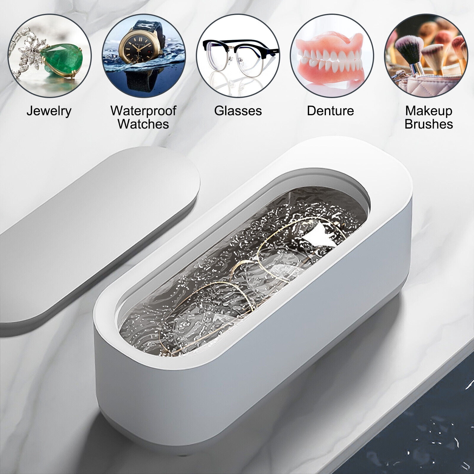 Ultrasonic Jewelry Cleaner Denture Glass Watch Ring Bath Tank Cleaning Machine TAPDRA Spare Part