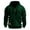 Green, variant on qucoqpe Men's 2025 Winter Fashion Solid Long Sleeve Pullover Sweatshirt Tops Casual Full Zip Up Multi-pocket Adjustable Drawstring Hoodies Coats
