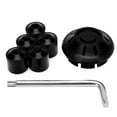 thumbnail image 3 of Scooter Wheel Side Cover, Durable Rustproof Motorcycle Hubcap 6pcs  For Decor Black, Color,Red, 3 of 8