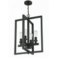 thumbnail image 5 of 53134-FB Craftmade Lighting Chicago - Four Light Foyer in Transitional Style - 18 inches wide by 25.5 inches high-Flat Black Finish    -Traditional, 5 of 17