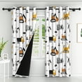 thumbnail image 2 of Lfeey Colorful Truck Cartoon Kids Room Blackout Curtains for Bedroom Insulated Grommet Curtains, 52x84 inch, 2 Panels, 2 of 6