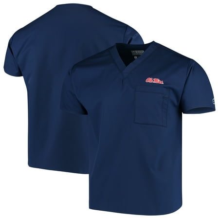 - Ole Miss Rebels V-Neck Scrub Top - Navy