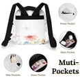 thumbnail image 4 of Beautiful Abstract Watercolor Painting Of Colorful Flowers Small Backpack Cute Mini Backpacks For Woman Lightweight Daypacks, 4 of 8
