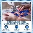 thumbnail image 4 of Rollo de tela Ganeen Cotton Jelly Patriotic, 60 unidades, 100 x 6,5 cm, 4 of 7