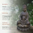 thumbnail image 3 of Alpine Corporation Outdoor Meditating Buddha Fountain, 3 of 14