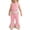 Z177 Pink, variant on Mifsaly Toddler Girls 2 Piece Boho Outfits Set Sleeveless Ribbed Knit Tank Tops and Flare Pants with 3D Crochet Flowers Tassel Trim Vintage Summer Cute Daily Wear Clothes
