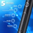 thumbnail image 4 of Homitt Electric Toothbrush, Rechargeable Electric Toothbrush for Adults Last 60 Days, 40000 Vpm Deep Clean, 5 Modes, 2 Min Timer, IPX7 Waterproof Sonic Toothbrush, Travel Toothbrush, Gifts, 4 of 11