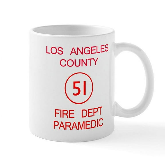 CafePress - Emergency Squad 51 Mug - 11 oz Ceramic Mug - Novelty Coffee Tea Cup