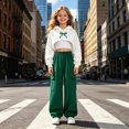 thumbnail image 2 of ZIXKCGDSE Girls 3 Piece Outfits Tank Tops Letter Print Hooded Sweatshirt and Sweatpants Set Size 9-10 Years, 2 of 4