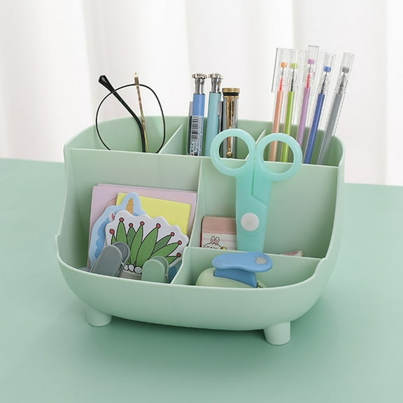 Home Organization - Desktop Stationery Storage Box Creatives Student Stationery Office Meeting Pen Holders Student Study Large Capacity Pen Holders Storage