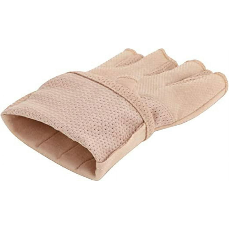 Xilong Lightweight Summer Fingerless Gloves Men Women UV Sun Protection Driving Cotton Gloves Nonslip Touchscreen Gloves-Black, Adult Unisex, Size