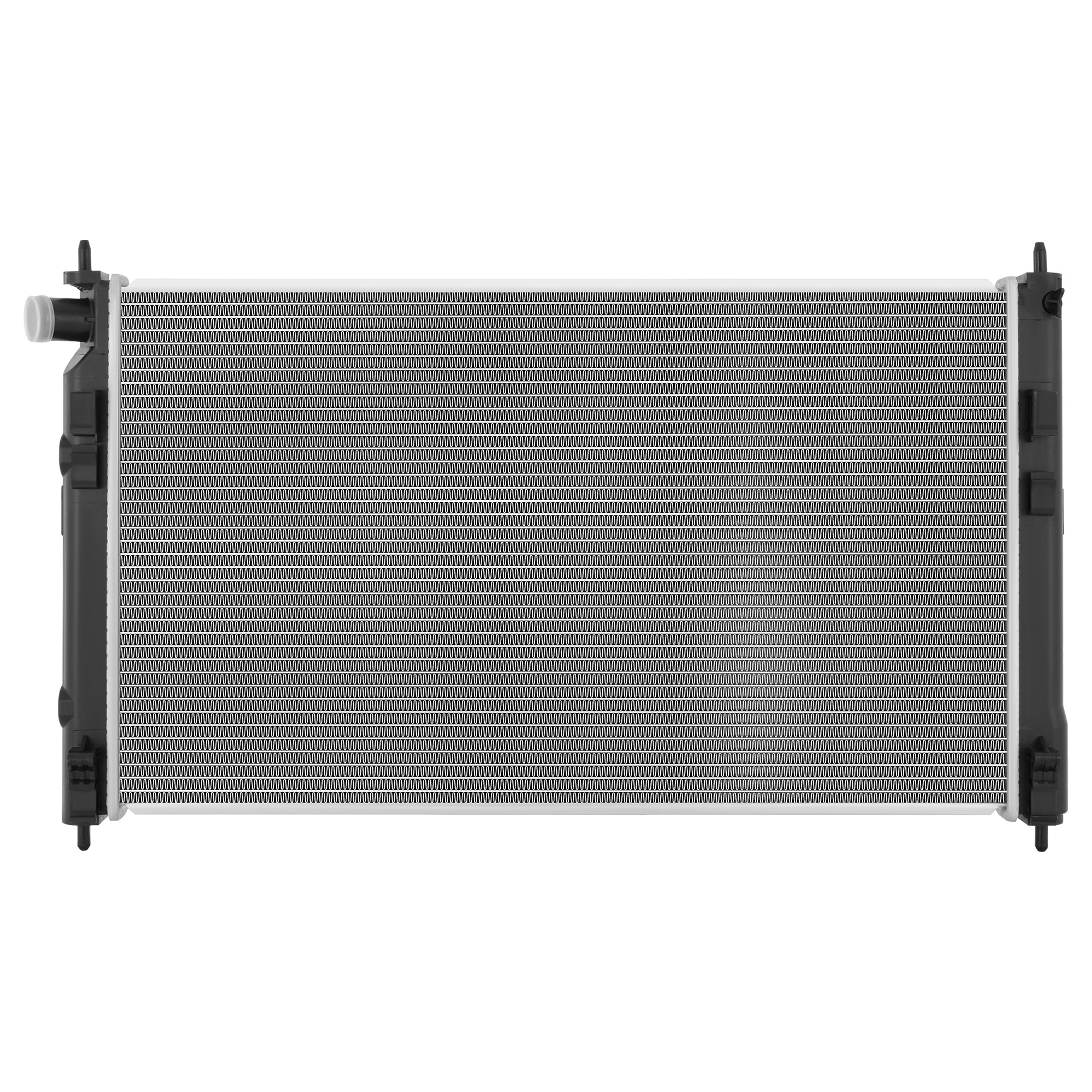 LEDKINGDOMUS Aluminum Radiator for Mitsubishi Lancer 2008 2009 2010 2011 2012 2013 2014 Outlander 2010 2011 2012 2013, Compatible with 2.0L 2.4L 3.0L V6 Engines, Direct Fit
