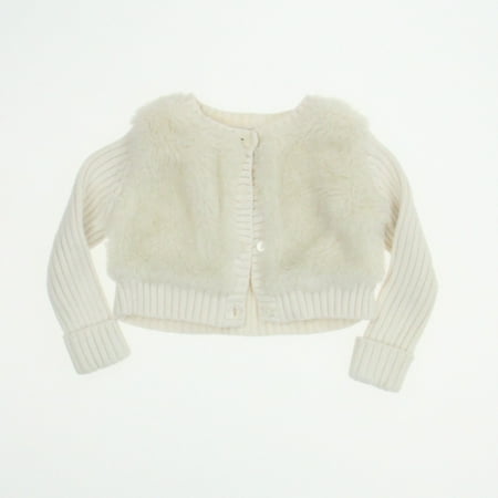 

Pre-owned Gap Girls Ivory Cardigan size: 6-12 Months