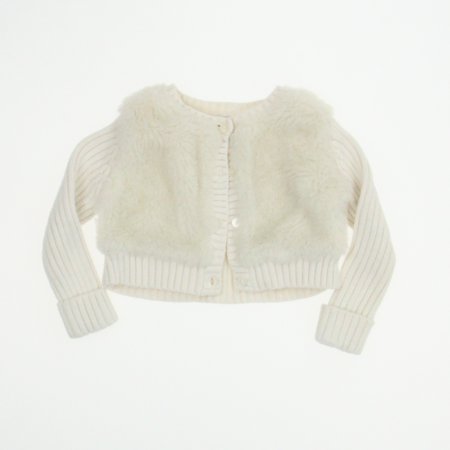 

Pre-owned Gap Girls Ivory Cardigan size: 6-12 Months