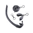 thumbnail image 1 of Yuarrent Tubo de esnórquel plegable profesional Unisex, tubo de buceo enrollable, manguera de respiración húmeda, equipo para exteriores, Deportes acuáticos Negro, 1 of 6