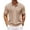 Khaki, variant on COOFANDY Men's Knit Polo Shirts Short Sleeve Vintage Polo Shirt Textured Polo T Shirt Classic Golf Shirt