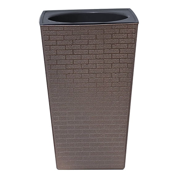 Fiudx Maceta Lazy Pot, Maceta Diseño de Ladrillo, Maceta Autorriego, Recipiente de Plástico Duradero, Uso Interior y Exterior, Decoración Moderna, Fácil Mantenimiento, Macetero Versátil
