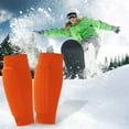 thumbnail image 4 of WKSCLPAI Calf Compression Sleeves for Men Women Winter Thermal Leg Warmers Anti-Slip Leg Sleeves for Sports 5-Size for Adults & Teens Ski/Soccer/Running/Cycling, Orange,XS, 4 of 8