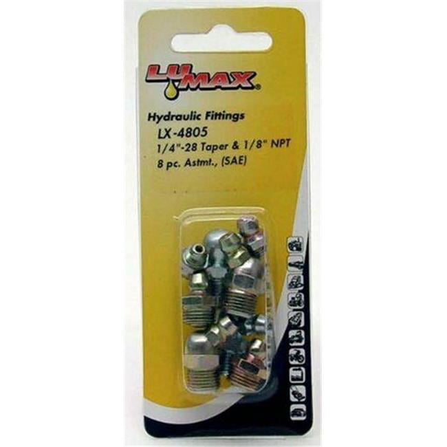 Moisture and Contamination Lumax Silver LX-1458 Rubber, 5 Pack Pack of 5 Caps Keep Grease Clean to Help Protect The Fitting Against Dirt 