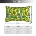 thumbnail image 2 of Balery Watercolor Kiwi Fruits Summer Funda de Cojín Estampada, Regalos para Mujeres, Regalos de Amor para Ella, Regalos para Novia o Esposa, Funda de Almohada-16"x24", 2 of 6