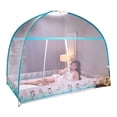 thumbnail image 2 of YAOMOBB Couverture de Chambre Filet Pliant Portable Fermeture Éclair Tente Entièrement Fermée Rideau de Lit, 2 of 7