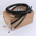 thumbnail image 5 of Molaner Universal Power Steering Hose Kit for Hydroboost Fit Heavy Duty Rubber & Brass Lines, 5 of 16