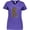 Purple, variant on Leopard Print Letter K Women's V-Neck T-Shirt