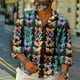 thumbnail image 2 of Camisa de Blusa de Manga Larga Con Estampado de Moda de Primavera Y Otoño Para Hombre Odeerbi ODB-6, 2 of 3