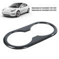 thumbnail image 4 of Cup Holder Panel Cover For Car, Rear  Water Cup Holder Protective Cover Cup Holder Panel Decoration Cover Sticker For  Model 3 Y 2021 - 2023, 4 of 8