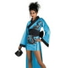Disguise Women's Dragon Geisha Costume, Aqua/Black, Junior 7-9