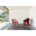 thumbnail image 4 of Compamia Crystal Polycarbonate Patio Dining Chair in Red, 4 of 6