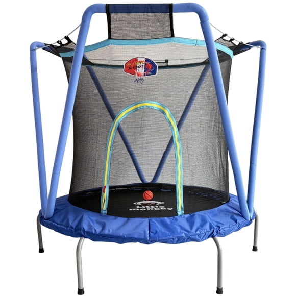 Trampolin Brincolin Infantil Little Monkey 163 cm  Canasta Pelota