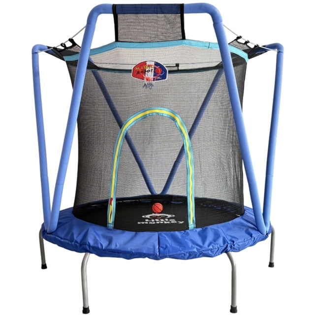 Trampolin Brincolin Infantil Little Monkey 163 cm Canasta Pelota
