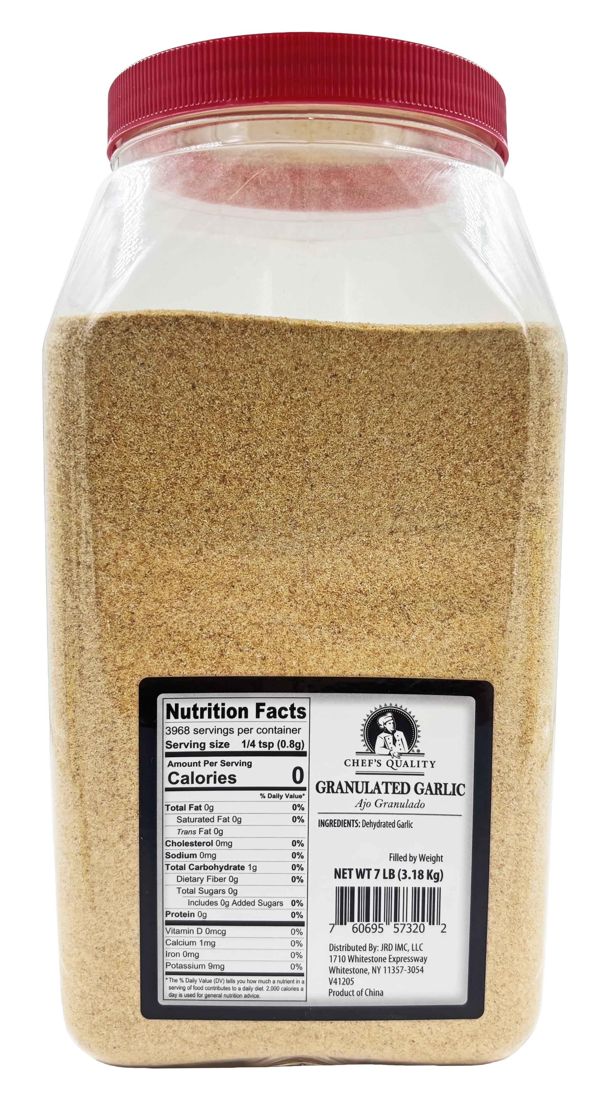 Chef's Quality Granulated Garlic | Kosher | 7 lb.