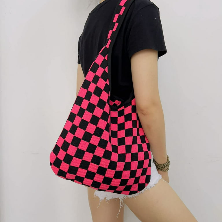 Pikadingnis Crochet Tote Bag Aesthetic Y2K Cute Hippie Bag Indie